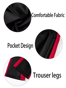 Pantalon de jogging décontracté en velours côtelé pour homme, coupe droite, taille élastique, pour sports de plein air, 100 % coton, séchage rapide, automne, fabriqué au Bangladesh - Product Image 4