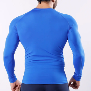 Men's Compression Long Sleeve Performance Shirt Premium Quick Dry Compression Base <b>Layer</b> <b>Top</b> Men's Athletic Compression - Product Image 2