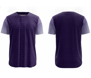 Camiseta de béisbol para hombre, diseño personalizado, ropa deportiva para equipos con logotipo y números personalizados |   Base de Poliéster Transpirable - Product Image 4
