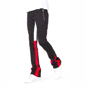 Pantalon de survêtement homme tendance hiver en coton épais, coupe droite, évasée, empilée, baggy, cargo, taille haute, style sportswear - Product Image 6