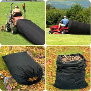 Borsa resistente da 54 piedi cubici per trattore da giardino facile da raccogliere rapidamente apertura da 112 pollici per 2 sacchi - Product Image 2