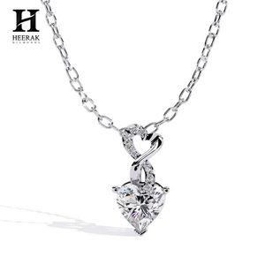 Colgante de Corazón de Diamantes en Oro Personalizado al por Mayor, Diseño Infinito Romántico, Joyería Fina Certificada IGI/GIA - Product Image 5