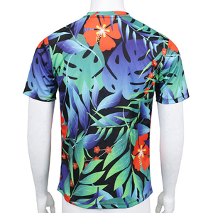 T-shirts graphiques décontractés pour hommes en polyester 100% à séchage rapide, entièrement sublimés, avec impression intégrale, col rond, sublimation intégrale. - Product Image 3