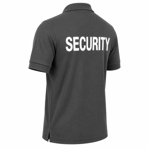 Polo de travail personnalisé pour agent de sécurité, manches courtes, couleur unie, uniforme de sécurité sur mesure - Product Image 6