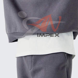 Nouveauté : Ensembles de survêtements 2 pièces de haute qualité à faible MOQ, vente en gros, dernier design, survêtements pour hommes avec logo personnalisé imprimé - Product Image 5