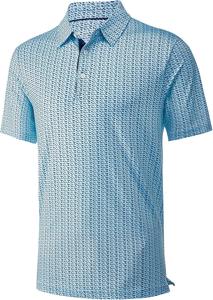 Chemises polo pour hommes en polyester et élasthanne imprimées - Product Image 4