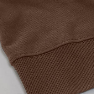 Sudadera con capucha Y2K personalizada con cremallera, corte holgado, costuras en contraste, tejido gofrado, top corto de punto para mujer - Product Image 5