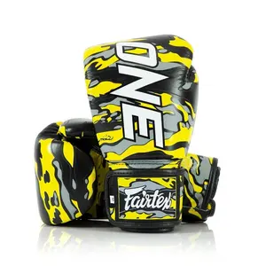 Nouveauté, gants de boxe sur mesure imprimés par sublimation Fairtex Muay Thai Gants pour sparring Gears FSW-BG-0030
