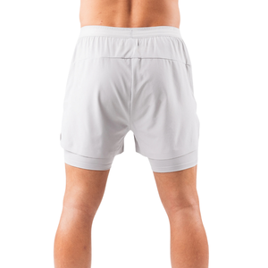 Pantalones Cortos Deportivos 2 en 1 Elite Swift de 5 Pulgadas para Hombre, con Forro de Compresión Integrado, Secado Rápido, para Gimnasio, Running, Fitness, Venta al Por Mayor OEM - Product Image 3