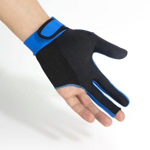 Gants de snooker à trois doigts Geo Brothers de haute qualité en polyester/lycra, antidérapants, protection UV pour hommes et femmes, ventes estivales - Product Image 3