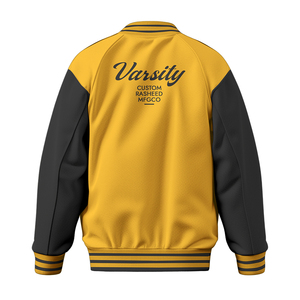 Chaqueta Varsity Extra Grande para Hombre, Estilo Urbano, Chaqueta Bomber de Béisbol, Diseño de Logotipo Personalizado, Fábrica de Ropa, Suministro al por Mayor - Product Image 6