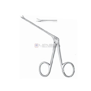 Instrumento Quirúrgico para Otología, Procedimientos ORL, Instrumentos Médicos, Pinzas Microquirúrgicas Greven para Oído, Curvadas hacia Abajo, 5 mm - Product Image 1