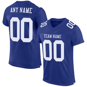 Venta al por Mayor Directa de Fábrica, Envío Directo, Jersey de Fútbol Auténtico Personalizado en Malla Blanca Real - Product Image 1