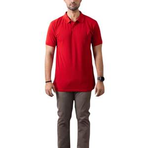 Camiseta Polo Transpirable para Hombre, Logotipo Personalizado Bordado, Camiseta Polo de Algodón Lisa de Manga Corta para Verano, Venta al por Mayor OEM - Product Image 3