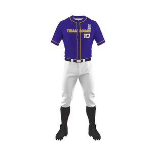 Últimos Diseños de Uniformes de Béisbol para Adultos, Personalizados con Impresión Digital a Color, Transpirables, de Secado Rápido y Alta Calidad, para Venta en Línea - Product Image 1