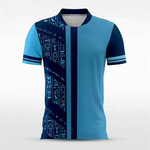 Nouveau design Logo personnalisé blanc rétro équipe hommes noir maillot de football polyester club uniforme de football chemises de football - Product Image 3