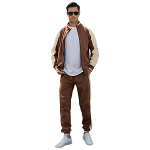 Custom Casual Men's Winter Tracksuit <b>Hoodie</b> White Printed 100% Cotton Drawstring <b>Lightweight</b> Long Sleeves Jogging - Product Image 2