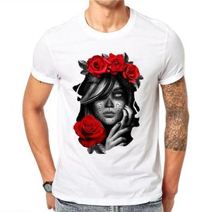 Custom Made ODM Cotton Men's Stand Collar Short Sleeve Twill Fabric Formal Style Plain Tee Logo Printing Private Label - Product Image 2