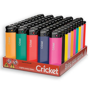 Briquet à gaz Cricket en plastique de qualité supérieure / Briquet Cricket jetable avec logo personnalisé / Briquets Cricket rechargeables à vendre - Product Image 6
