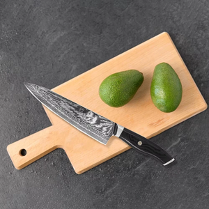 Cuchillo de Chef Profesional de Damasco, Forjado a Mano, Cuchillo de Cocina Hecho a Mano, Hoja de Cuchillo Premium para Cocinar, Mango de Madera Personalizado, Uso en Restaurantes - Product Image 6