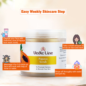 Exfoliante Facial Aclarante de Papaya para Piel Grasa y Opaca, Elimina Impurezas, Controla la Grasa y Mejora la Luminosidad de la Piel, Disponible para la Venta - Product Image 4