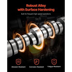 Kit di 9 cuscinetti per albero a camme LS Truck compatibile con GM Gen3/4 Norris T 1999-2013, include guarnizione di distribuzione, tiranti e molle - Product Image 5