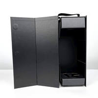 Boîte d'emballage carrée personnalisée haut de gamme, écologique et recyclable pour lunettes de soleil, avec insert en éponge, en carton rigide et pelliculage mat pour lunettes