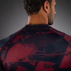 Ensemble d'entraînement MMA pour hommes à manches courtes, Rashguard, pour le fitness, la lutte et le combat, personnalisable, vente en gros - Product Image 5