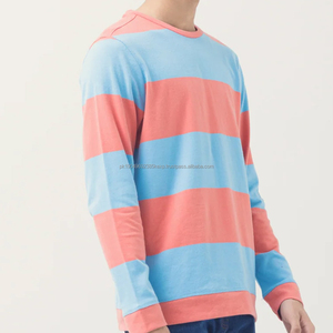 Venta al por mayor de fábrica de alta calidad de los hombres de moda sudadera de algodón personalizado liso teñido cuello redondo ODM suministro de tela de lana francesa - Product Image 5