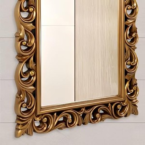 Handcrafted Teak Wood Arched <b>Mirror</b> Frame Antique <b>Gold</b> Leaf Wholesale - Product Image 6