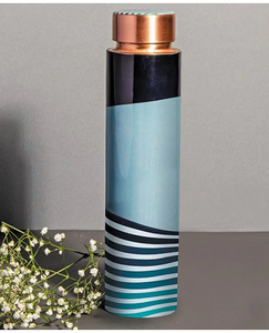 Modern Nordic Copper Water <b>Bottle</b> Instant Traders' Hot Sale Home Outdoor Indoor Use Adult Eco-Friendly 1000ml with Lid - Product Image 4