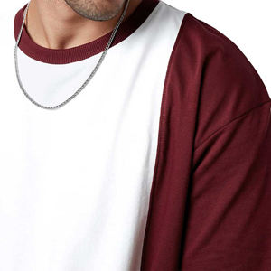 Camiseta personalizada de hombre, estilo urbano, oversize, 100% algodón grueso, hombros caídos, corte holgado, estampada, para hombre, camiseta oversize. - Product Image 3