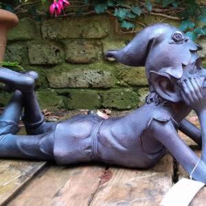 Escultura de Hada de Bronce de Tamaño Real para Manualidades, Decoración de Jardín y Eventos - Product Image 4