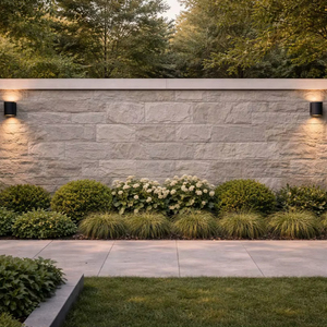 Revêtements muraux en pierre naturelle Ashen Ridge, finition naturelle, pour l'intérieur et l'extérieur, panneaux décoratifs en pierre naturelle - Product Image 1