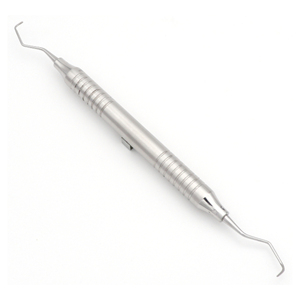Curette Gracey 7/8 Standard Postérieur Double Embout, Détartreur Parodontal 10mm, Manche Creux, Acier Inoxydable Chirurgical, Outil Dentaire - Product Image 1