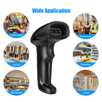 Lecteur de codes-barres laser sans fil Bluetooth YHDAA 1D, fonctionne avec les smartphones, tablettes, ordinateurs, compatible avec Windows, Android, iOS