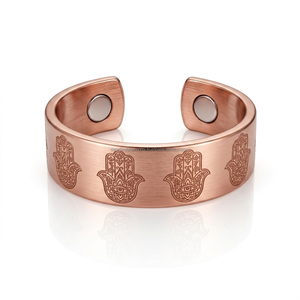 Bague Unisexe Ajustable Œil Turc Esotérique en Bio Aimant – Bijoux Dévotionnels en Gros - Product Image 3