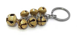 พวงกุญแจทองเหลืองทำมือ รูปทรงกังรู แบบดั้งเดิมของอินเดีย ตกแต่งสีทอง งานฝีมือ แฟชั่นวินเทจ คุณภาพสูง - Product Image 6