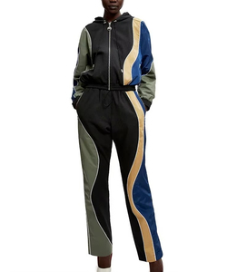 Conjunto de 2 Piezas de Alta Calidad, Chaqueta Cortavientos para Invierno, Logotipo Personalizado y Colores en Contraste, Trajes Deportivos OEM - Product Image 1