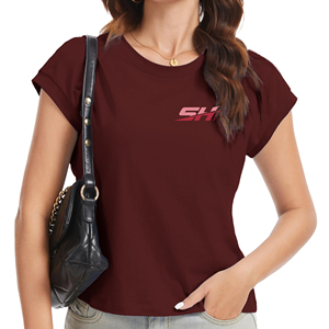 เสื้อครอปท็อปผู้หญิงสำหรับฤดูร้อน ผ้าฝ้ายผสมเนื้อนุ่ม สวมใส่สบาย แขนสั้น คอกลม ยืดหยุ่น แฟชั่นทันสมัย ราคาประหยัด - Product Image 1