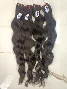 Extensions de cheveux vierges indiens 100 % naturels Remy, tissage double trame à la machine, toutes couleurs, vente en gros, collection 2026 tendance - Product Image 2