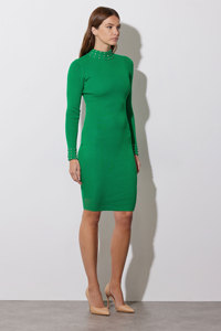 ผู้จำหน่ายชุดเดรสทรงเข้ารูปแบบมีริบบิ้นสั่งทำพิเศษ ชุดเดรสไหมพรมแขนยาว แบรนด์ส่วนตัว - Product Image 5