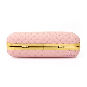 Sequins Designs Powder Pink Color Clutch <b>Bag</b> Purse Evening Clutch <b>Bag</b> with Detachable Chain Strap for Wedding Haldi mehndi <b>Gift</b> - Product Image 6