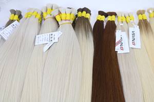 Extensiones de Cabello Humano Virgen Vietnamita a Granel, Grado 10A, Cutícula Alineada, Cabello Natural Liso Remy, Precio de Fábrica - Product Image 6