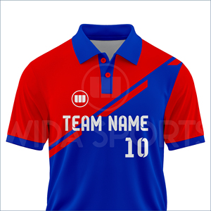 ชุดกีฬาคริกเก็ตมืออาชีพใหม่ของ Wida Sports เสื้อเจอร์ซีย์สั่งทำพิเศษ แห้งเร็ว ระบายอากาศได้ดี เป็นมิตรกับสิ่งแวดล้อม ผลิตจากโพลีเอสเตอร์ 100% แบบซับลิเมชั่น - Product Image 4
