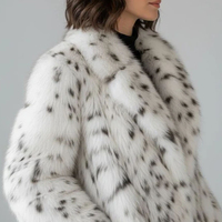 Vestes d'hiver réversibles en fourrure pour femmes, manteaux en vraie fourrure de renard pour dames, vestes courtes en fausse fourrure de renard en gros