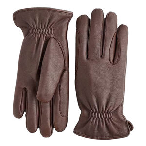 Gants en cuir respirants, thermiques, antidérapants et résistants à l'usure pour les voyages - Couleur et logo personnalisables, compatibles avec les écrans tactiles, utilisables en toutes saisons - Product Image 2