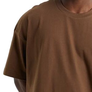 Fast Custom 280gsm 300gsm 320gsm Heavyweight 100% algodón de gran tamaño moda Drop Shoulder hombres camiseta 2025 por Rezax - Product Image 4