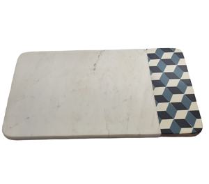 Planche à fromage de qualité supérieure en pierre d'acacia et en bois, ensemble de couteaux, planche à découper en bois et marbre - Product Image 1