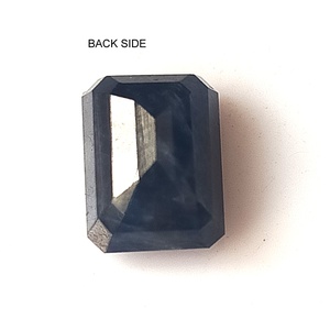 Zafiro Azul Natural de Birmania de 5.05 Quilates, Corte Esmeralda Facetado, Sin Calentar, Gema Suelta - Product Image 3